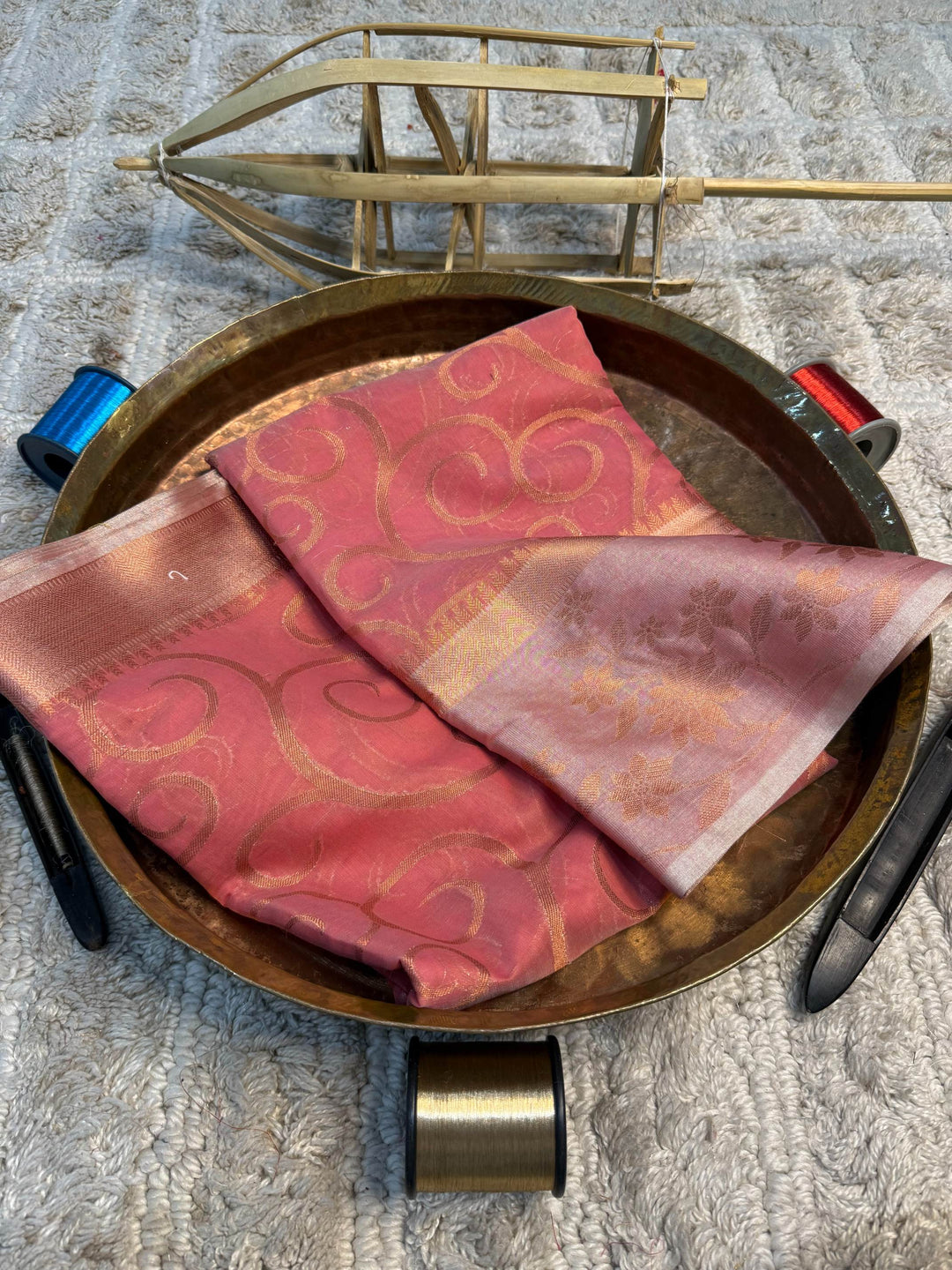 Eccentric zari weave Softsilk Banarasi Saree