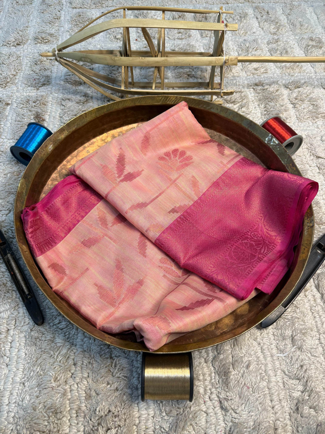 Eccentric zari weave Softsilk Banarasi Saree