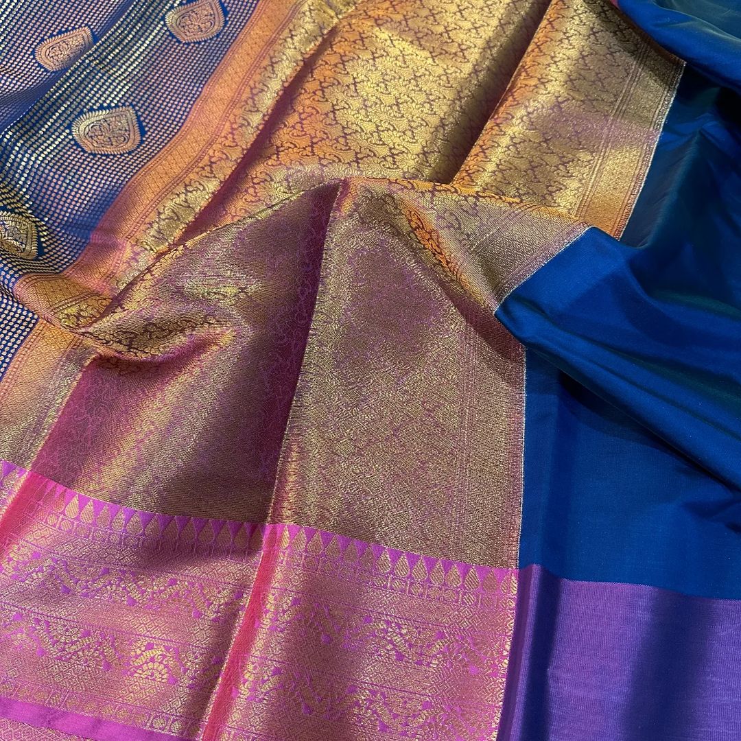 Soft korvai silk saree