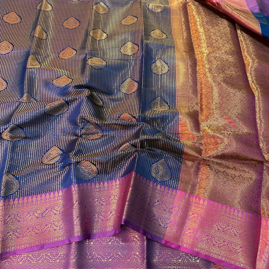 Soft korvai silk saree