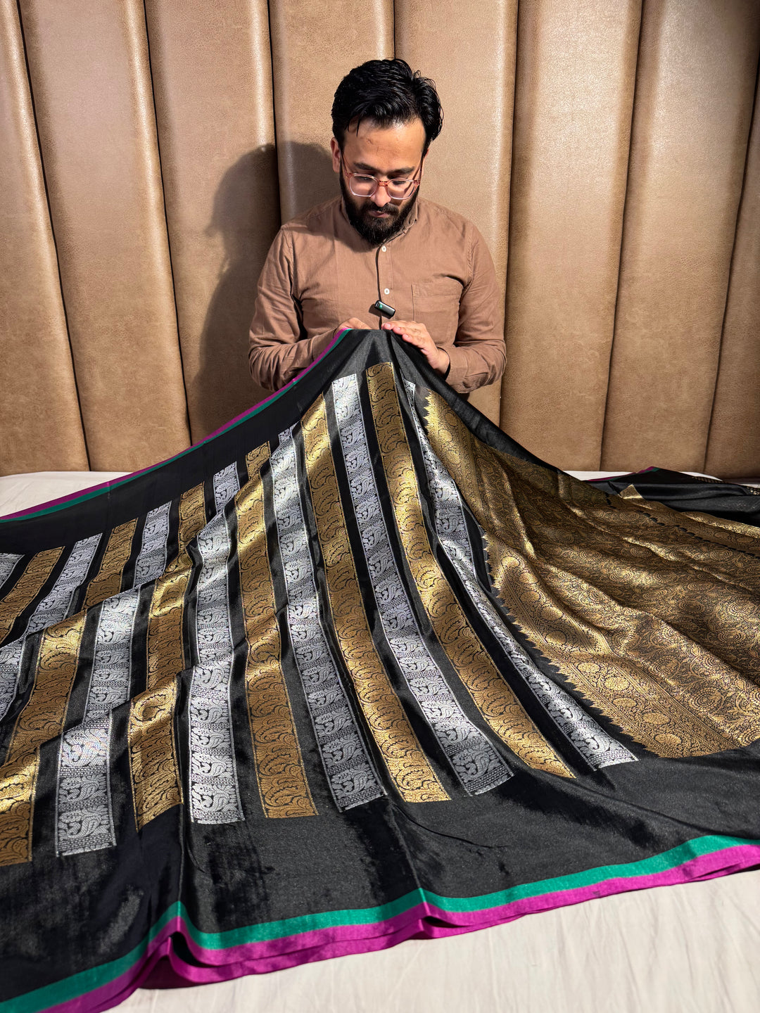 Nita Ma’am Inspired Premium Katan Silk Saree