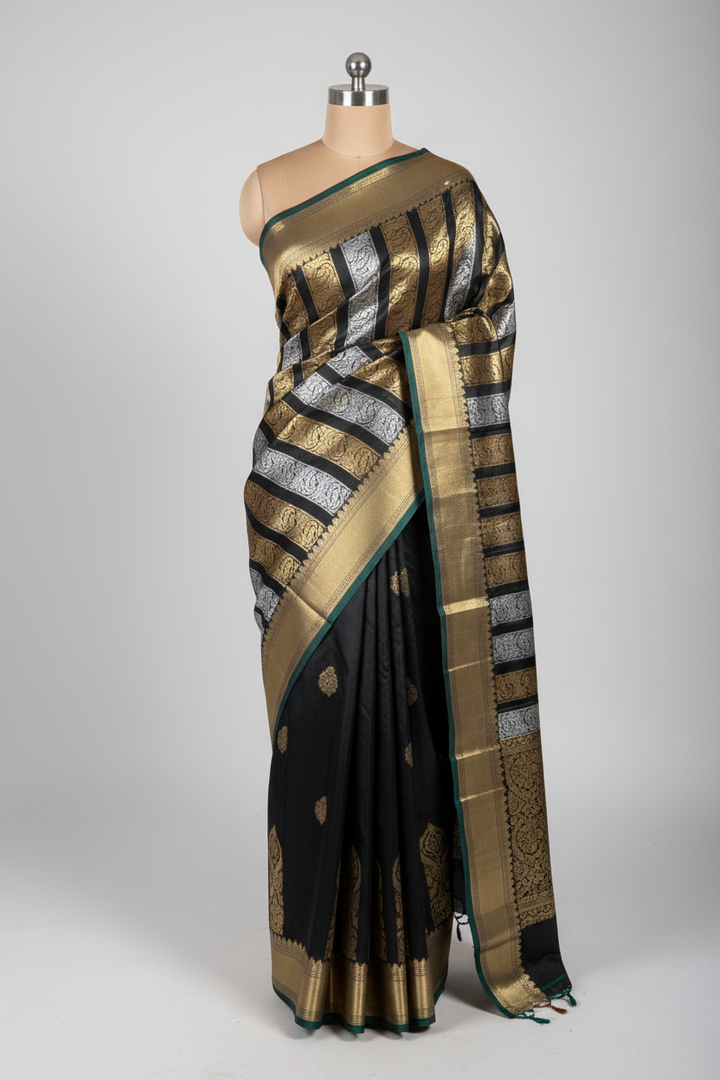 Nita Ma’am Inspired Premium Katan Silk Saree