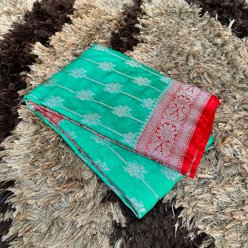 Semi Katan Silk Banarasi Sarees