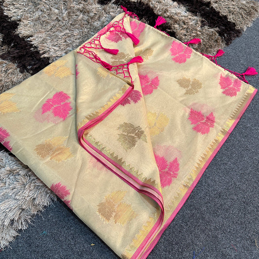 Soft Cotton Silk Banarasi Saree