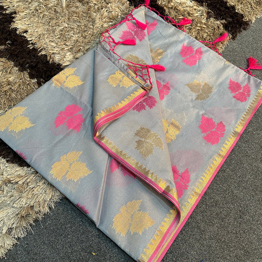 Soft Cotton Silk Banarasi Saree