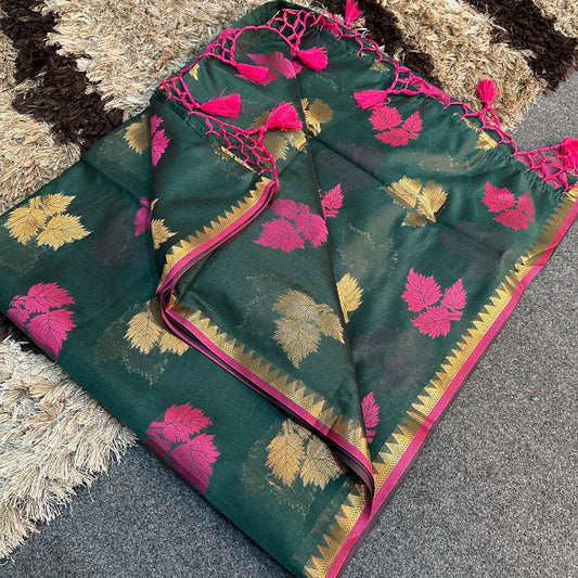 Soft Cotton Silk Banarasi Saree