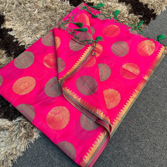 Soft Cotton Silk Banarasi Saree