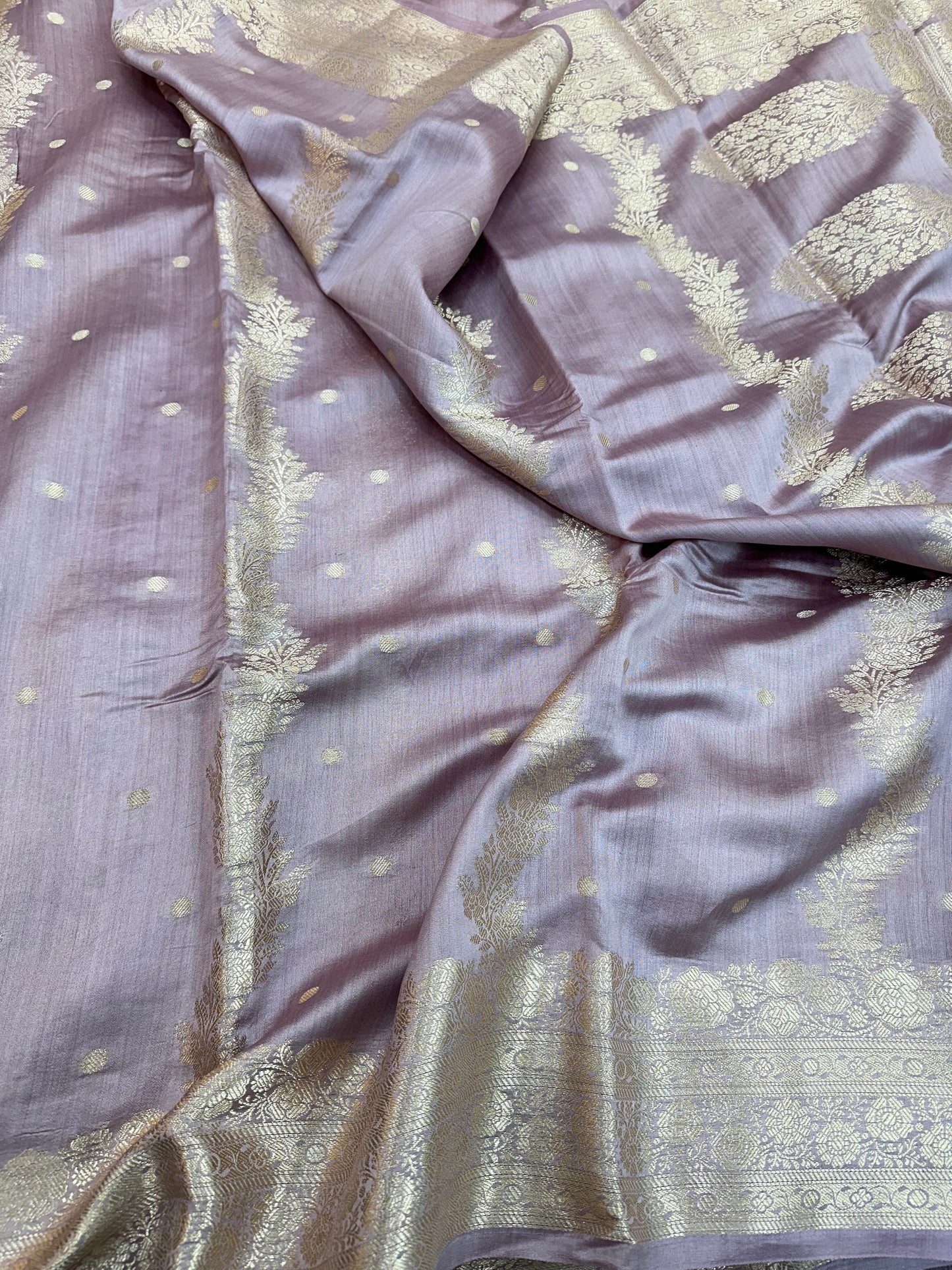 Rare Shade Chiniya Silk Saree