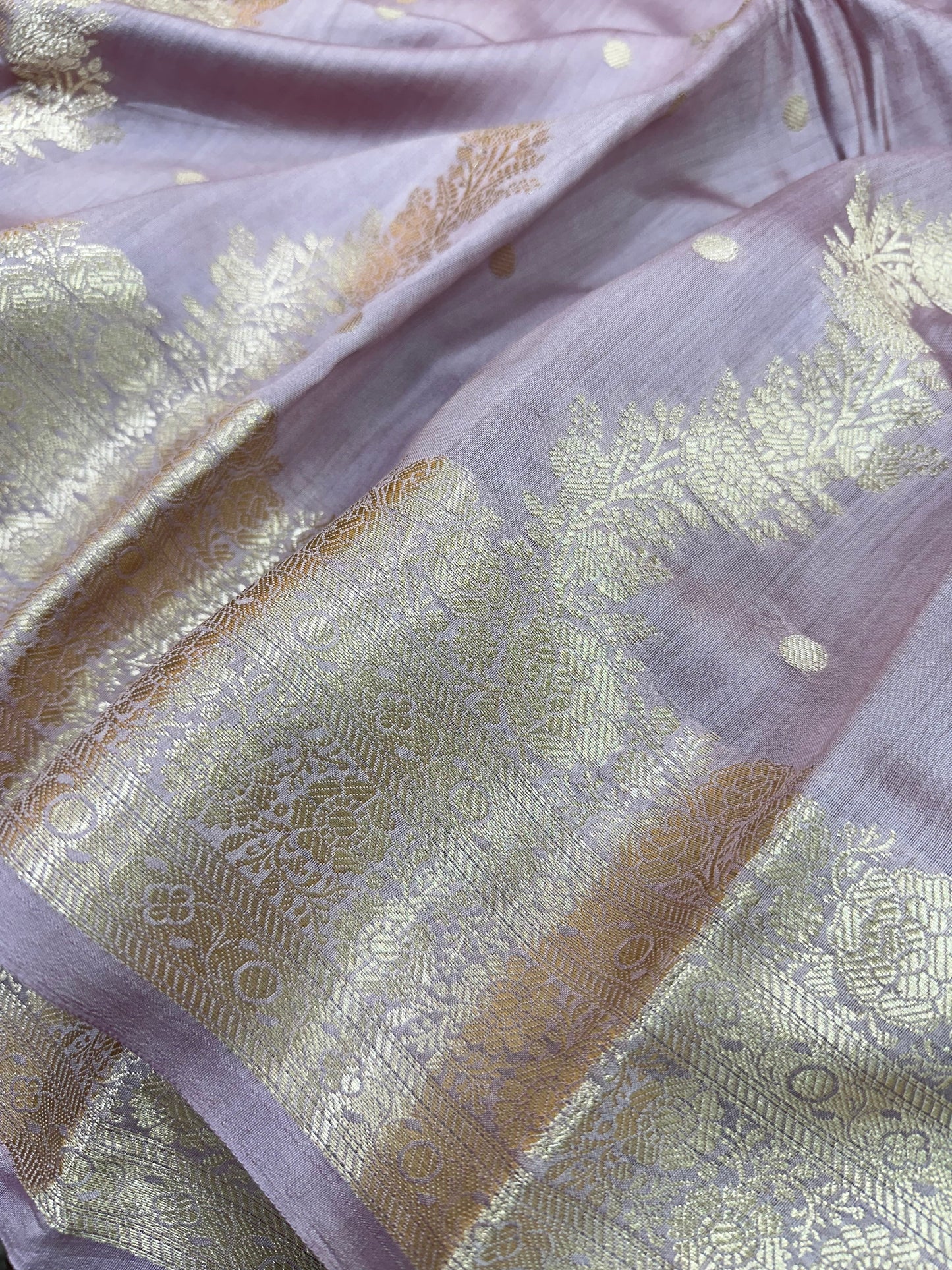 Rare Shade Chiniya Silk Saree