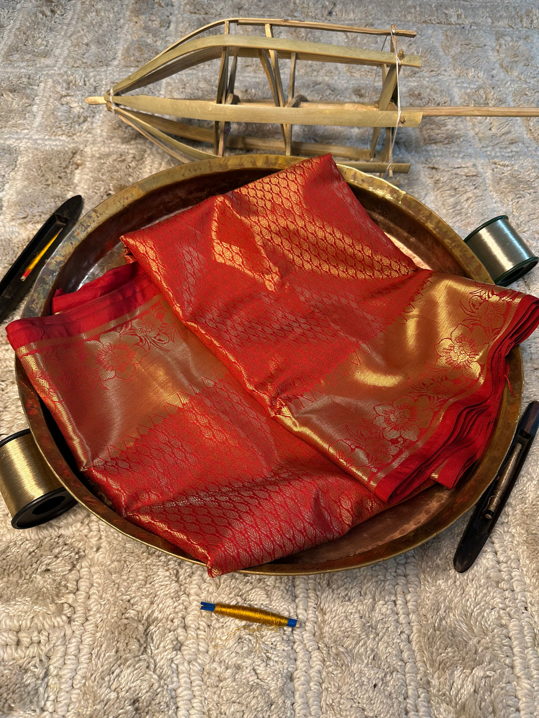 Eccentric Zari Weave Softsilk Banarasi Saree