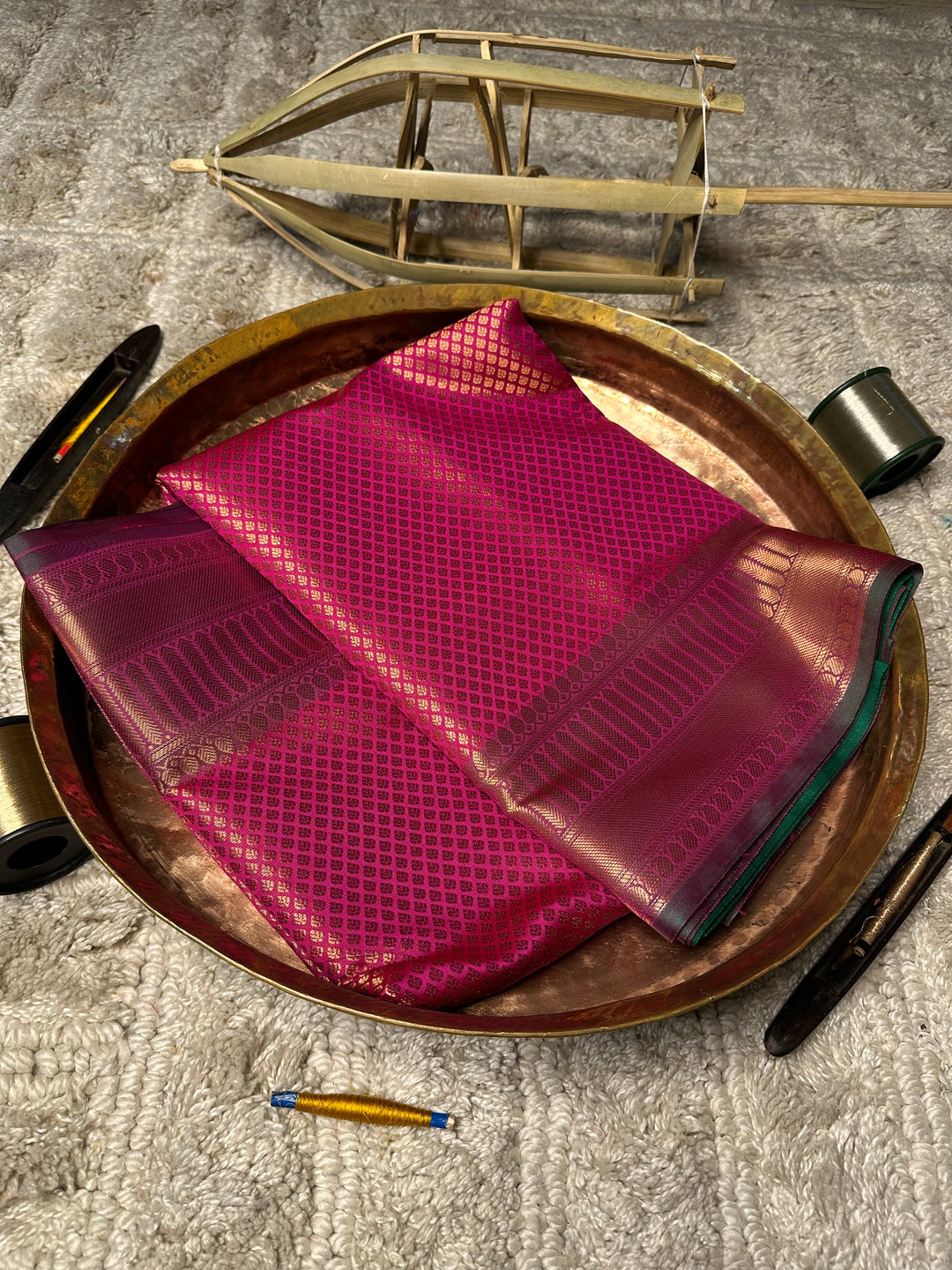 Eccentric Zari Weave Softsilk Banarasi Saree