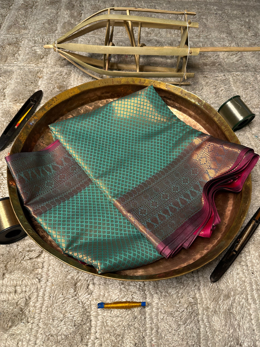 Eccentric Zari Weave Softsilk Banarasi Saree