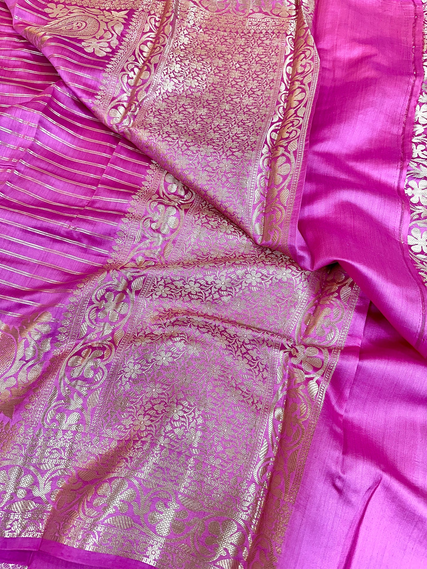 Light Pink Shade Chiniya Silk Saree