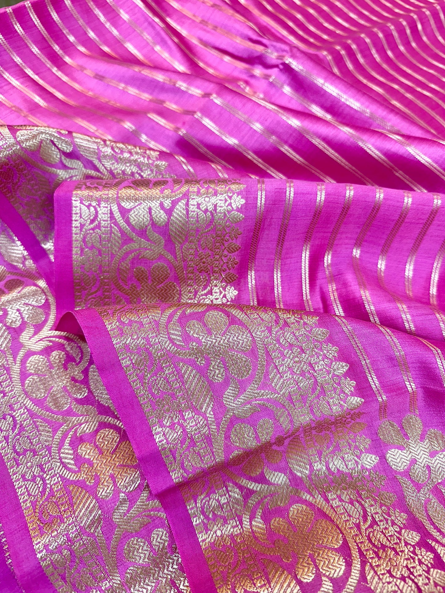 Light Pink Shade Chiniya Silk Saree