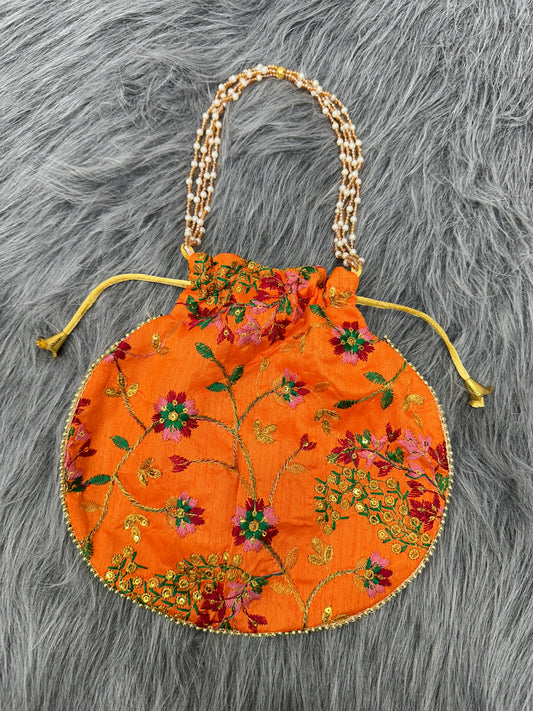 Embroidered Women's Potli Bags