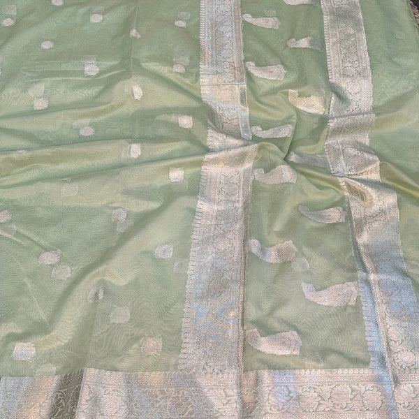 Semi Georgette Khaddi Banarasi Saree