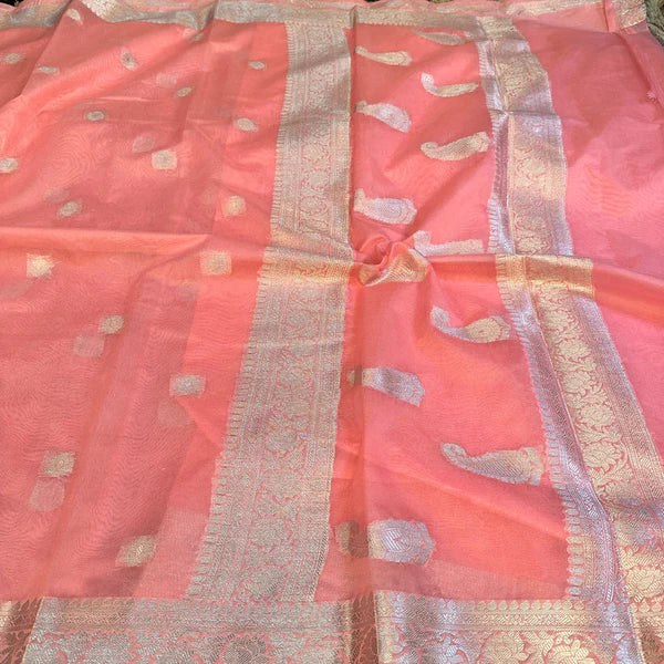 Semi Georgette Khaddi Banarasi Saree