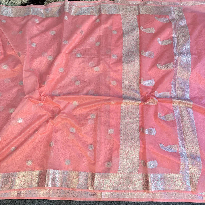 Semi Georgette Khaddi Banarasi Saree