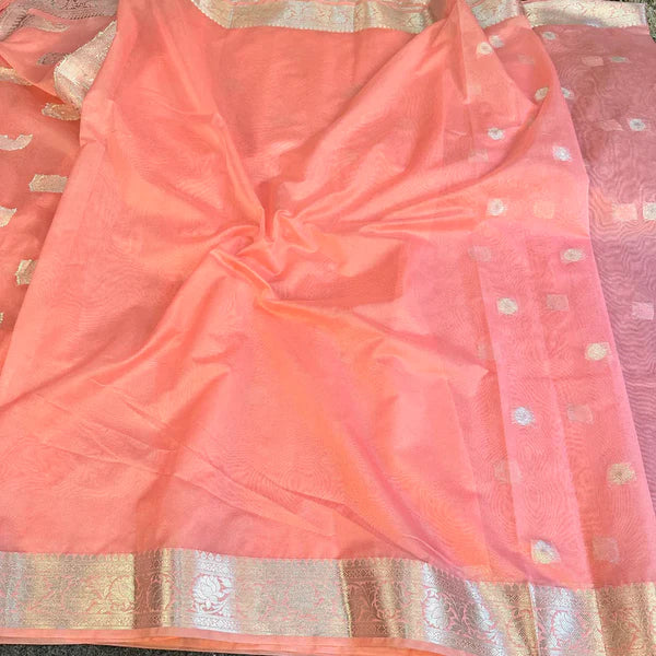 Semi Georgette Khaddi Banarasi Saree