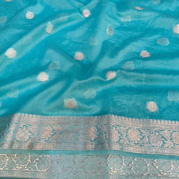 Semi Georgette Khaddi Banarasi Saree