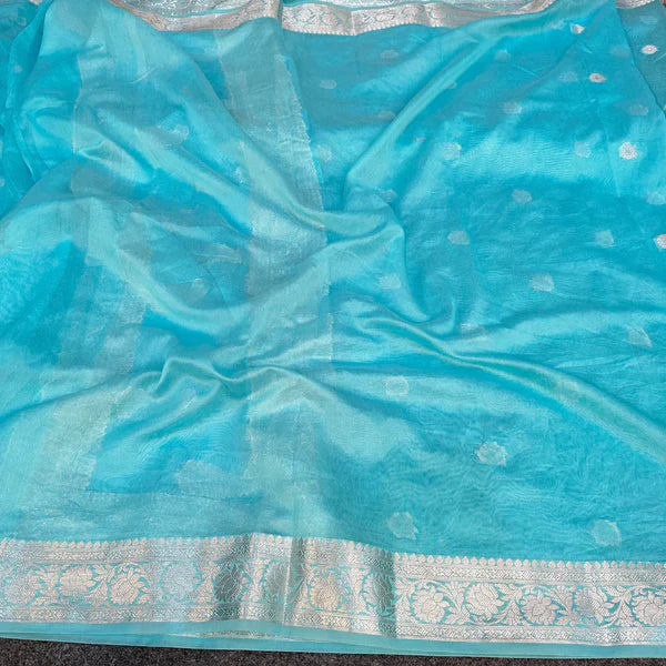 Semi Georgette Khaddi Banarasi Saree