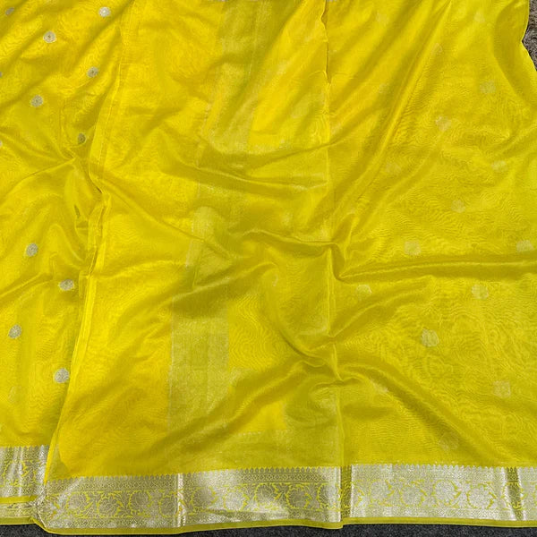 Semi Georgette Khaddi Banarasi Saree