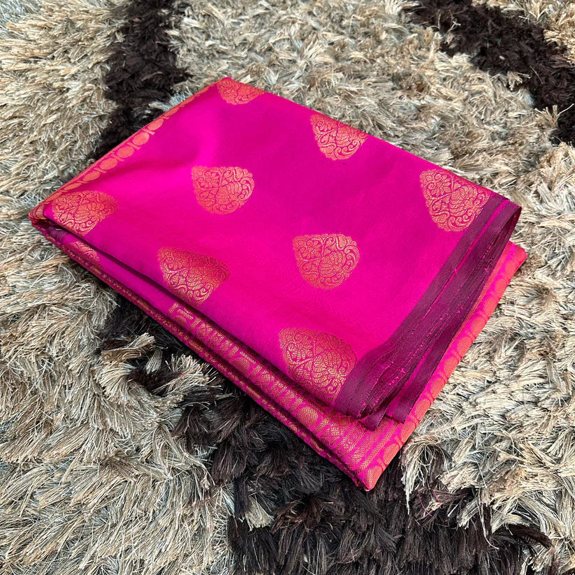 Soft Silk Floral Banarasi Saree