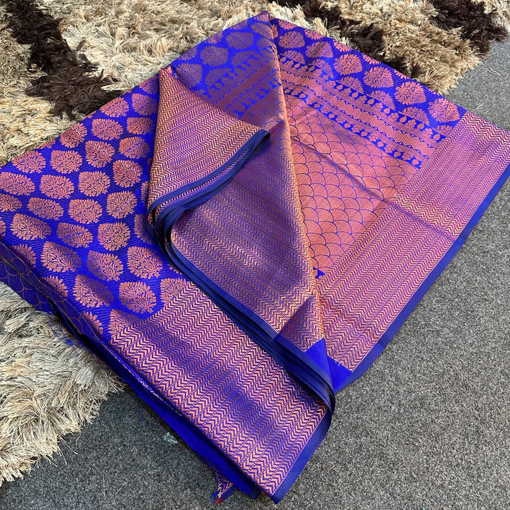 Soft Silk Floral Banarasi Saree