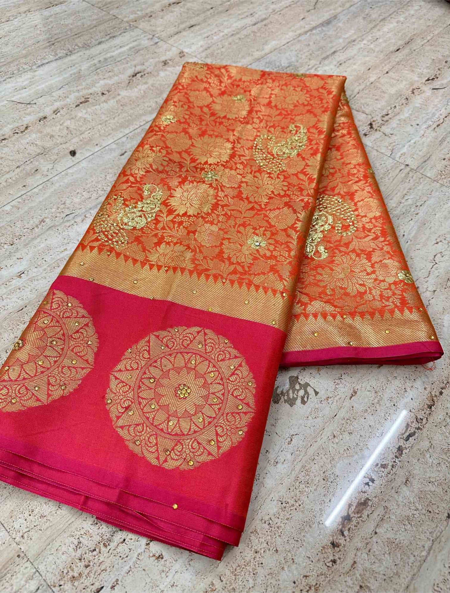 Glamorous Colour Shade Soft Silk Saree