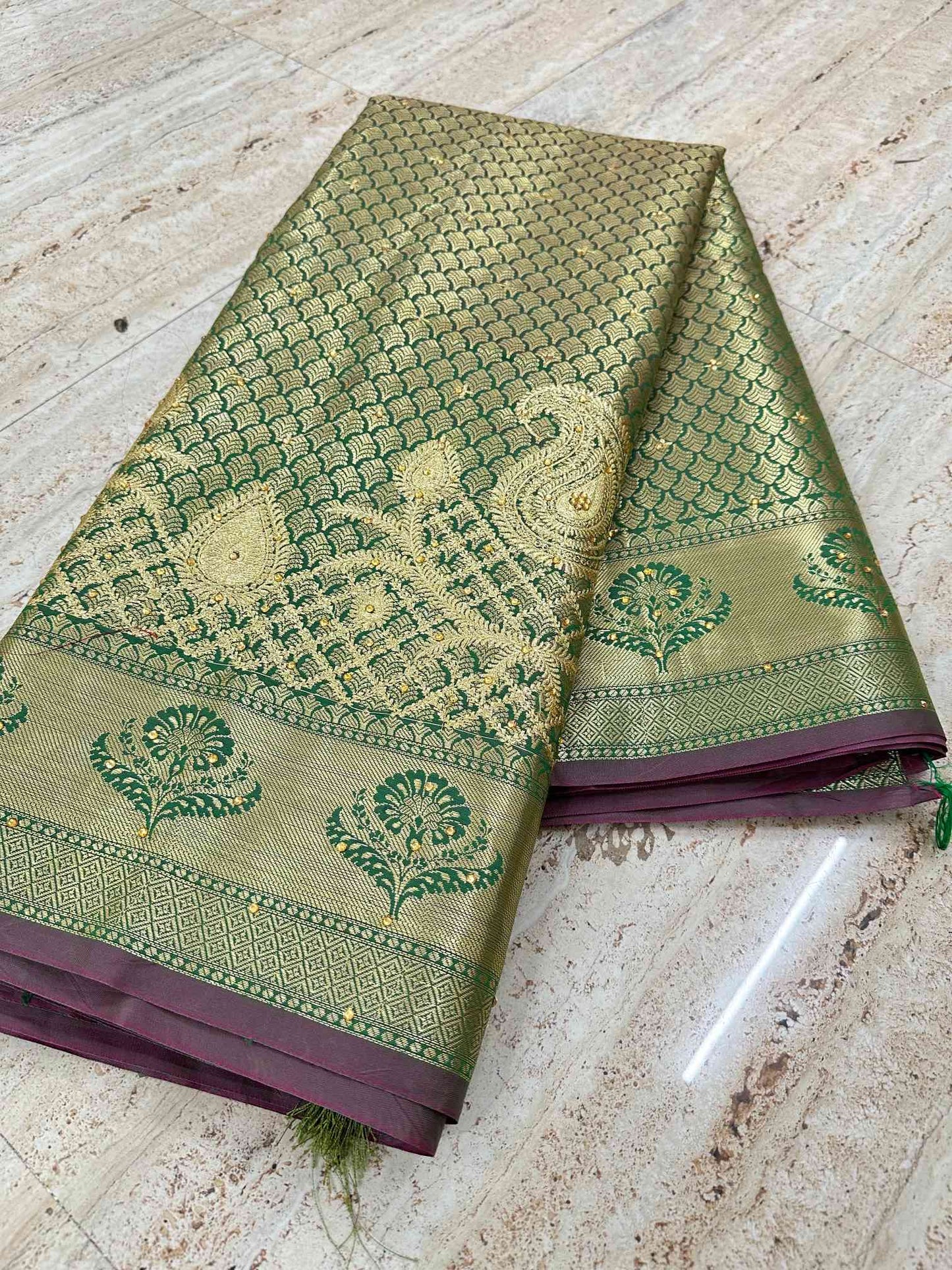 Glamorous Colour Shade Soft Silk Saree