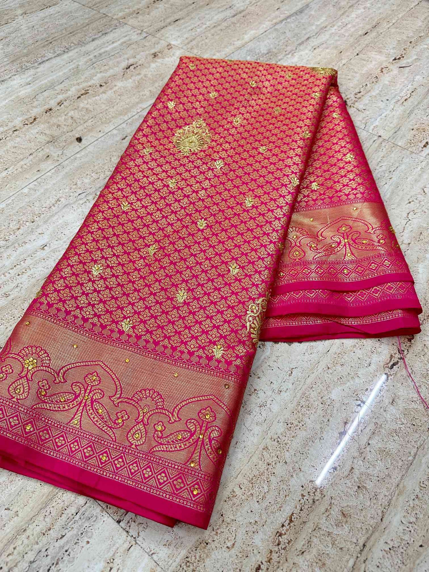 Glamorous Colour Shade Soft Silk Saree