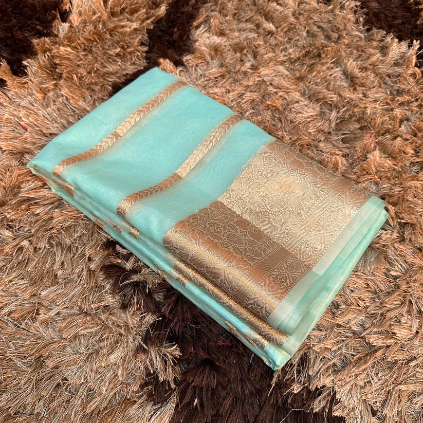 Organza Silk Traditional Banarasi Saree