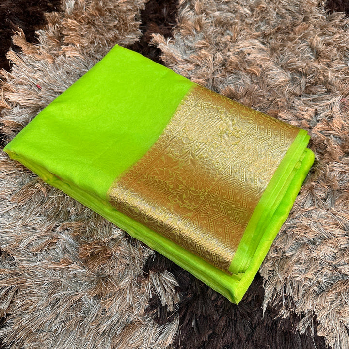 Organza Silk Traditional Banarasi Saree