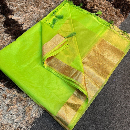 Organza Silk Traditional Banarasi Saree