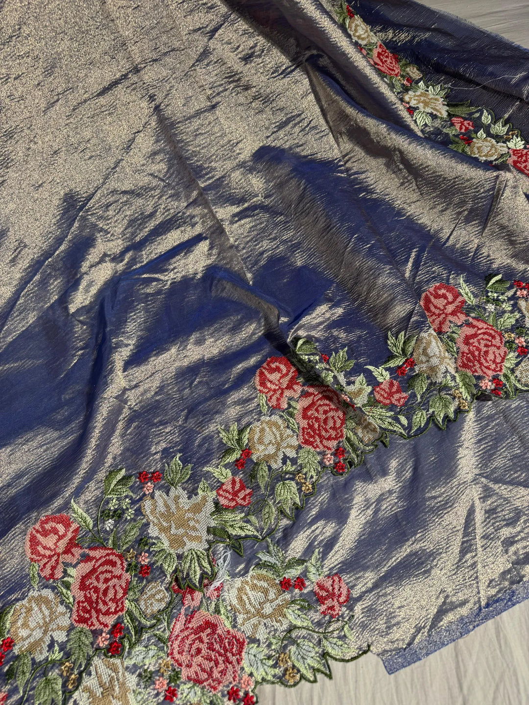 Premium Crochet Work Saree with Scaleup Border