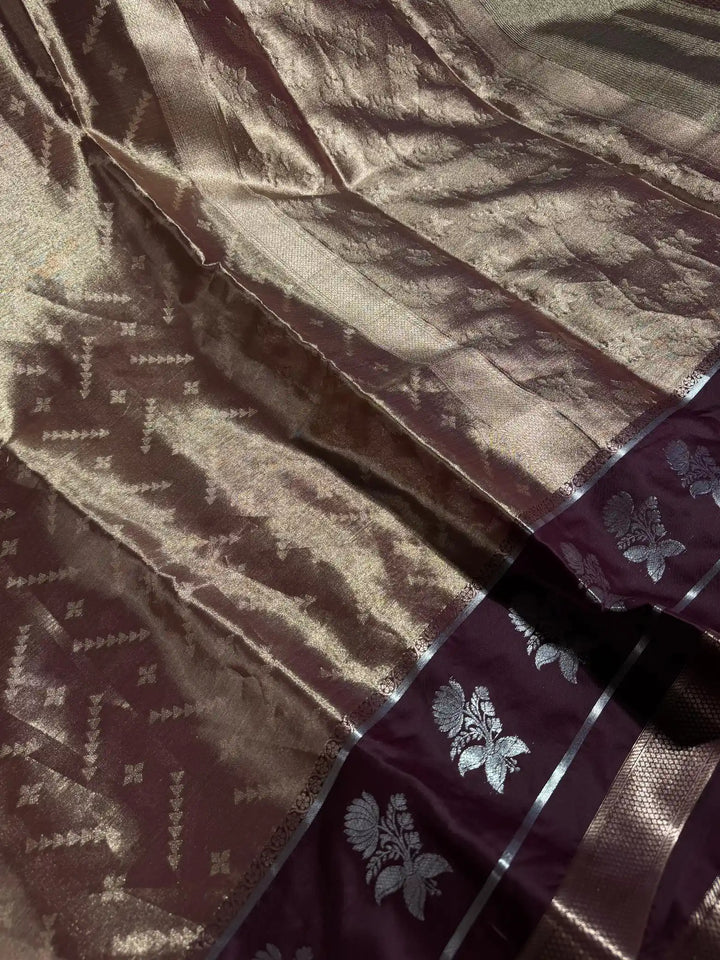Premium Kanjivaram Tissue Silk Saree with Rich Pallu and Blouse