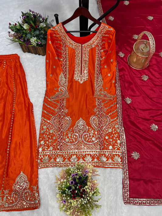 Premium Pakistani Style Sharara with Designer Bottom