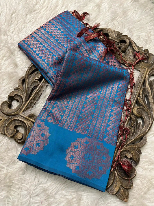 Pretty Soft Silk Exclusive Banarasi Saree