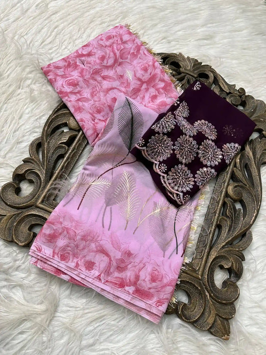 Pretty Soft Silk Exclusive Banarasi Saree