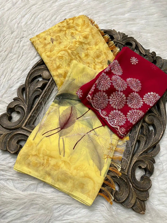 Pretty Soft Silk Exclusive Banarasi Saree