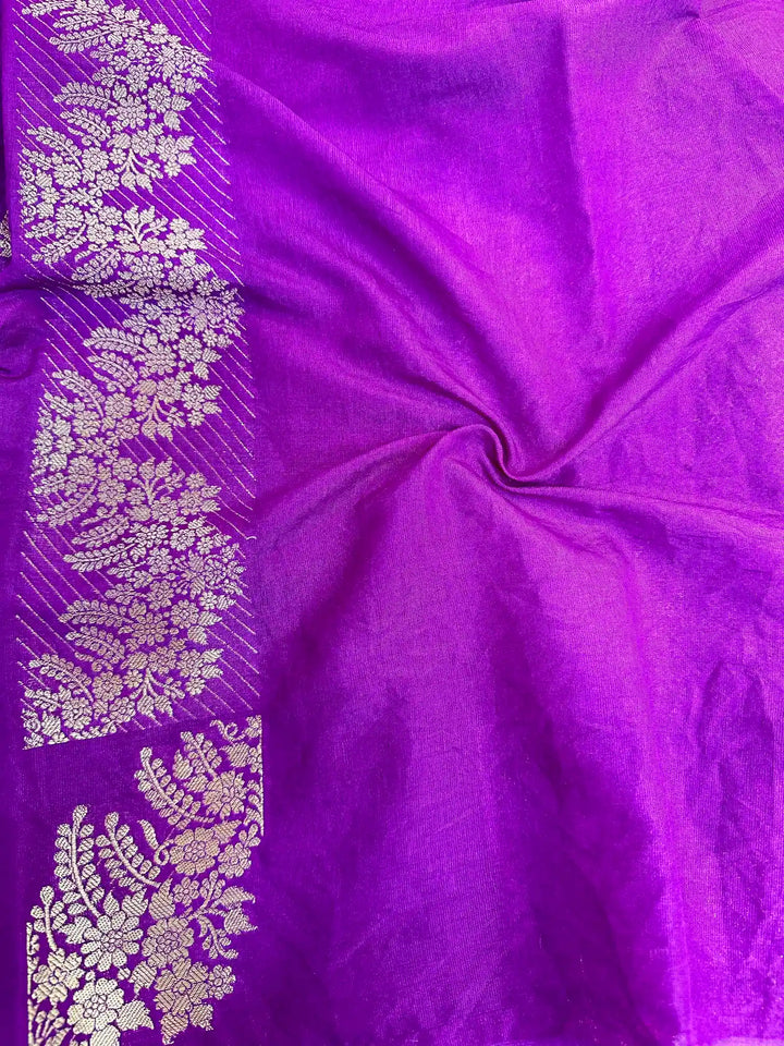 Purple Warm Silk Banarasi Saree 