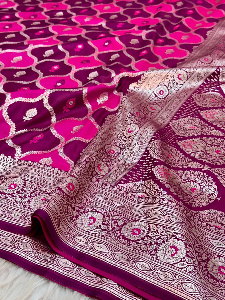 Rangkat Concept Premium Mashru Katan Silk Saree