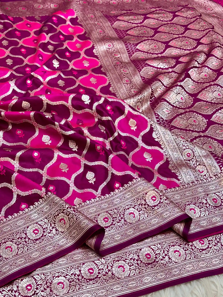 Rangkat Concept Premium Mashru Katan Silk Saree