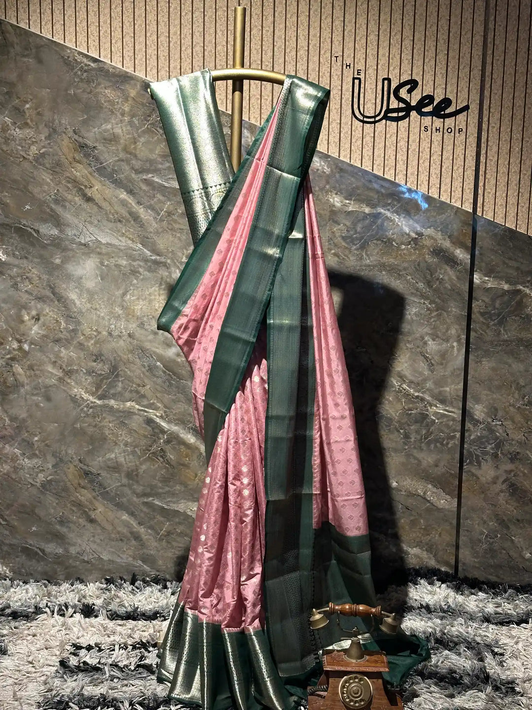 Ready To Wear Chinia Silk Exclusive Banarasi Saree