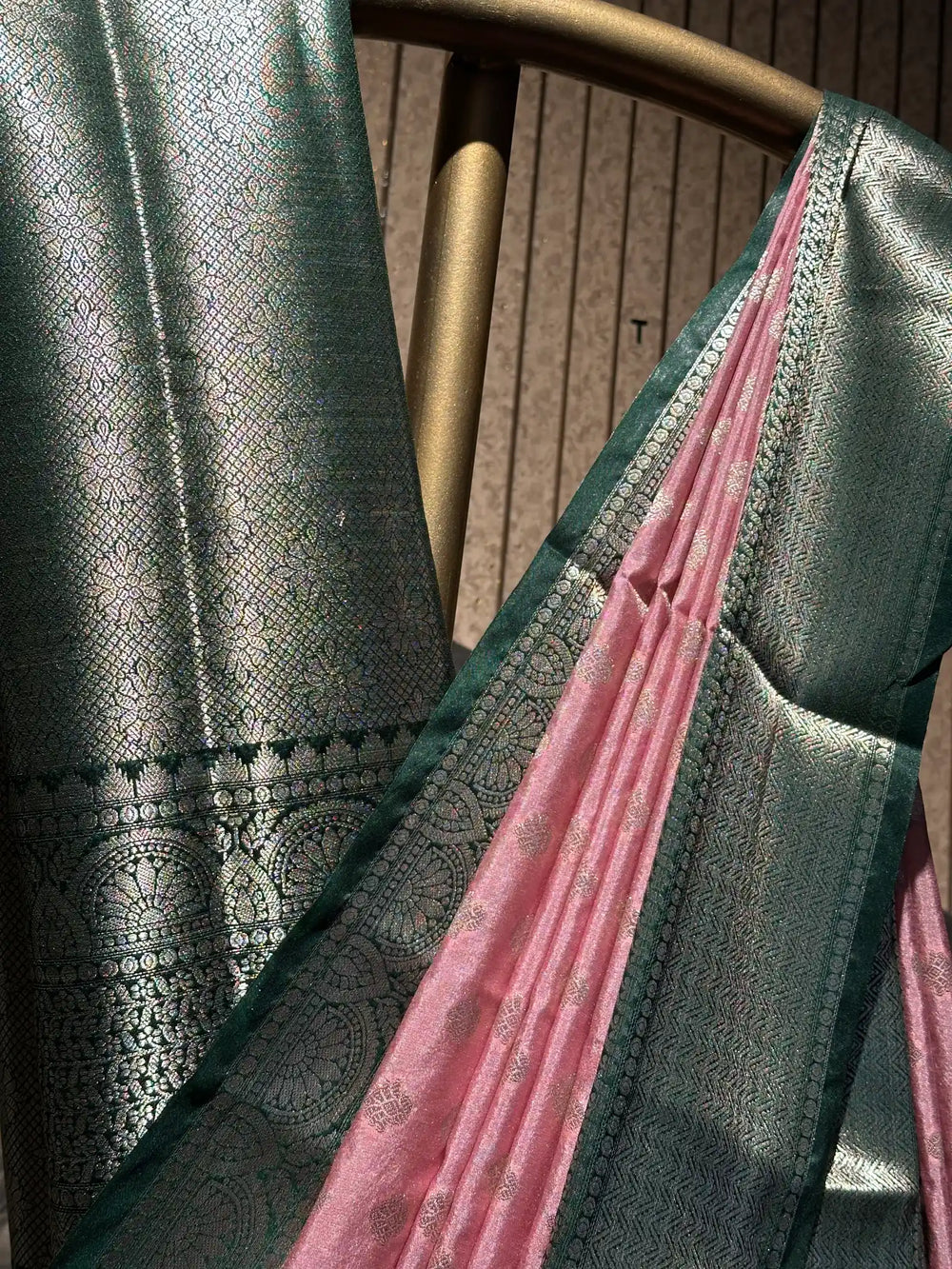 Ready To Wear Chinia Silk Exclusive Banarasi Saree
