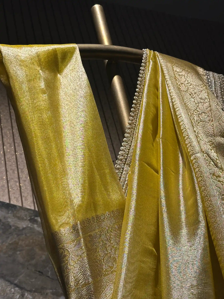 Ready To Wear Janhvi Kapoor Soft Tissue Designer Saree