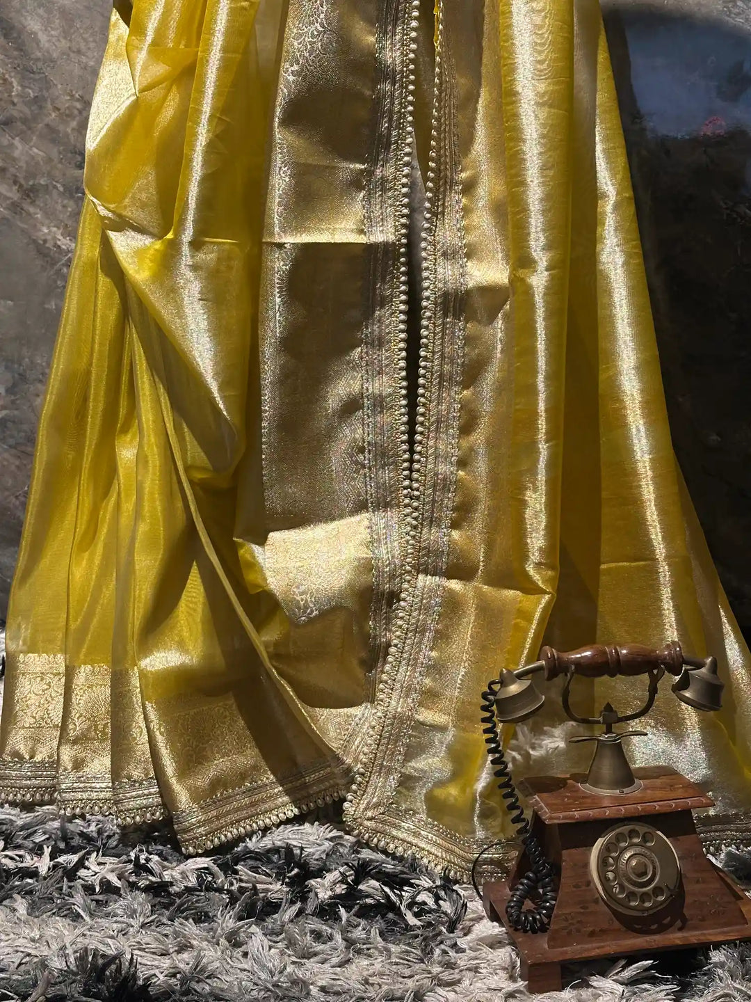 Ready To Wear Janhvi Kapoor Soft Tissue Designer Saree