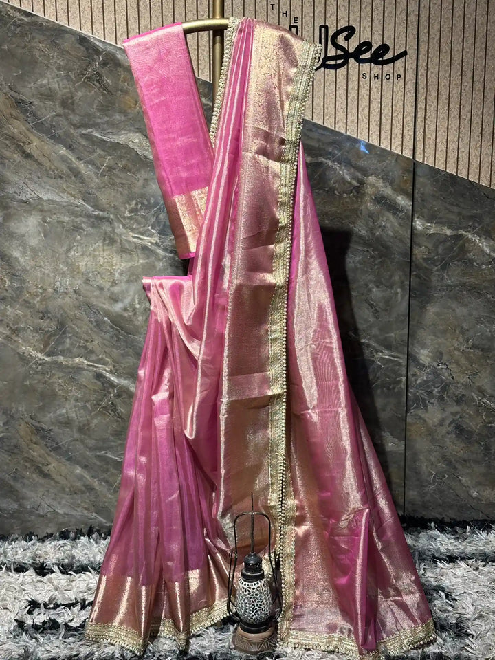 Ready To Wear Janhvi Kapoor tissue designer saree