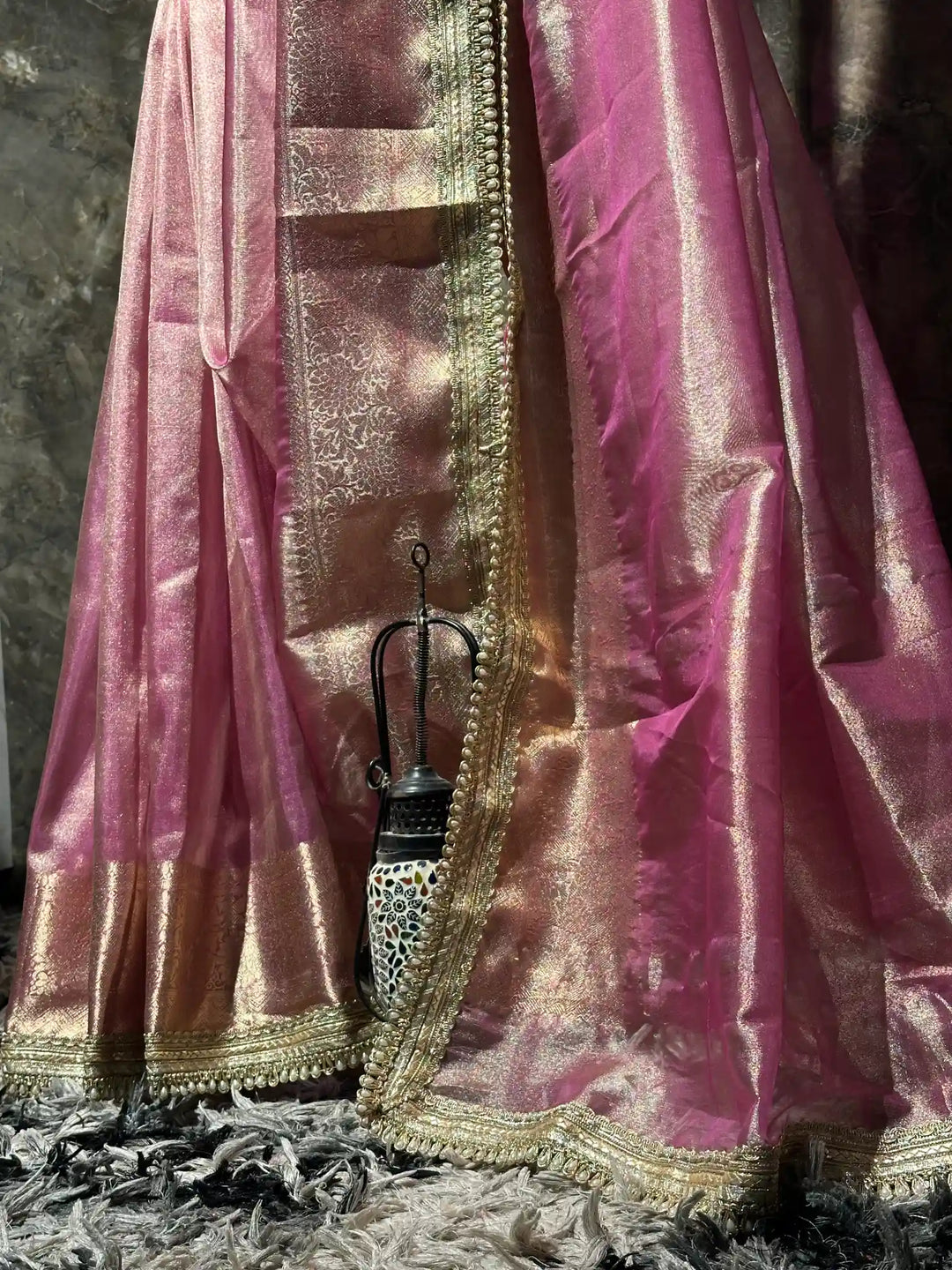 Ready To Wear Janhvi Kapoor tissue designer saree