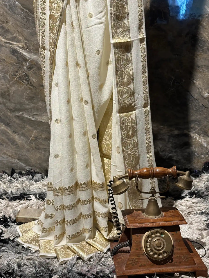 Ready To Wear Viscose Georgette Banarasi Saree